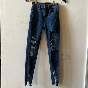 American Eagle super hi rise jeggings